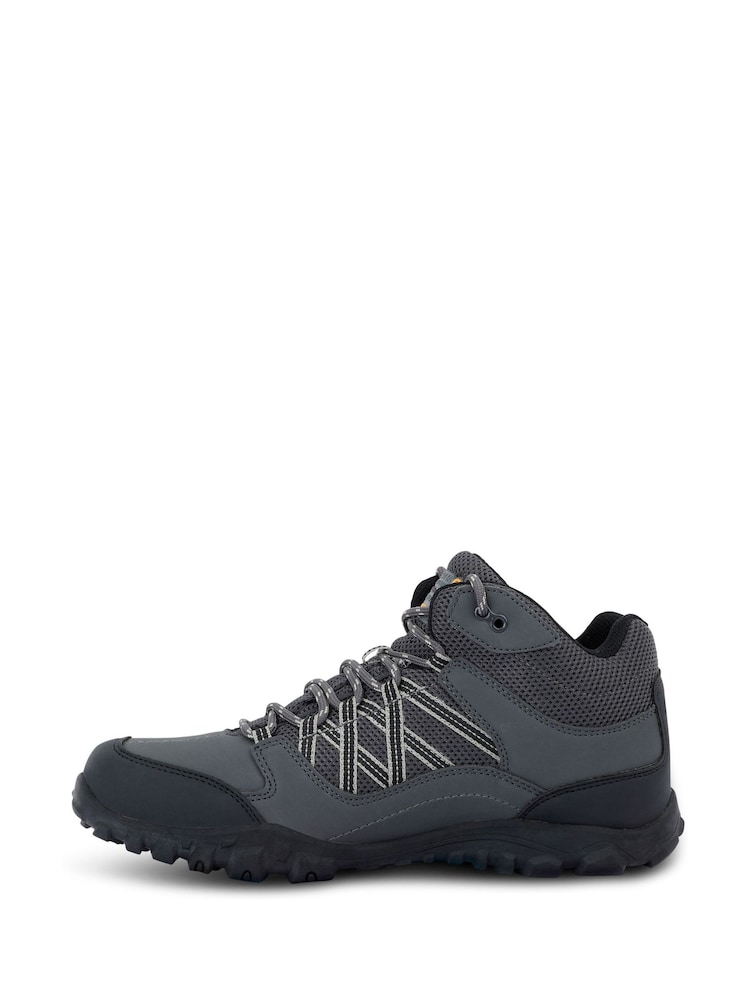 Regatta Grey Mens Edgepoint Waterproof Mid Walking Boots - Image 2 of 9