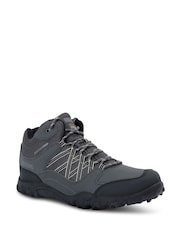 Regatta Grey Mens Edgepoint Waterproof Mid Walking Boots - Image 3 of 9