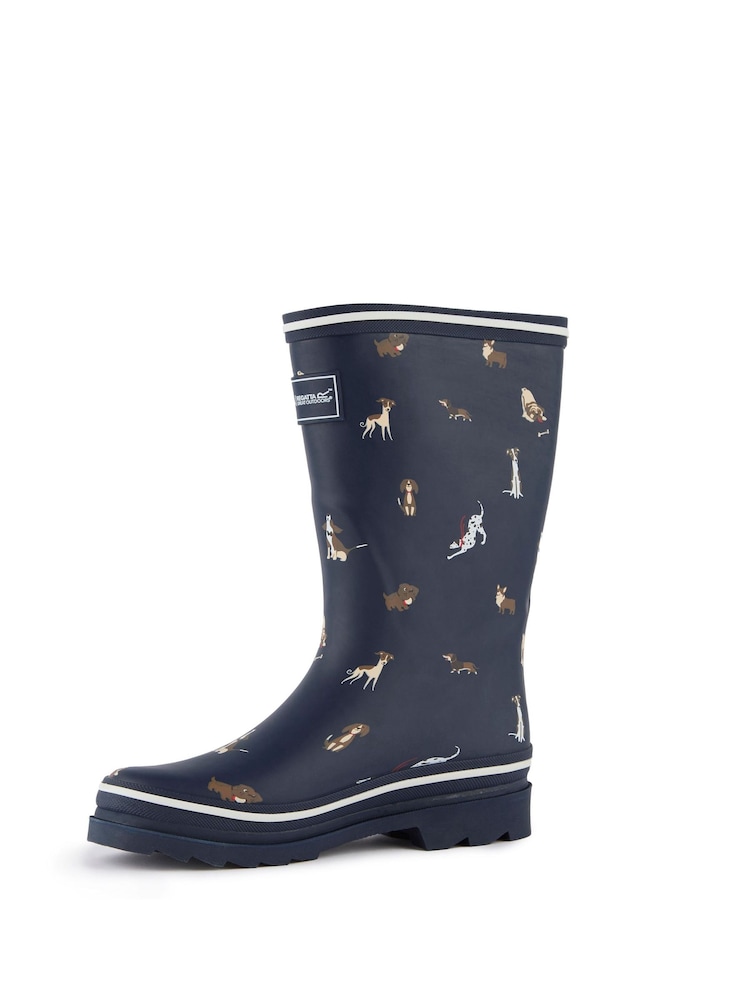 Regatta Blue Womens Lady Amelia Wellies - Image 2 of 6 Regatta Blue Womens Lady Amelia Wellies - Image 2 of 6