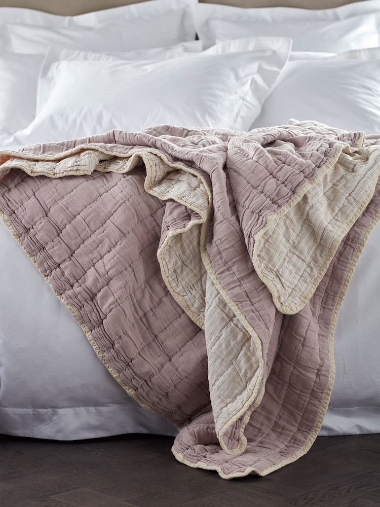 غطاء مبطن من القطن 100% تشكيلة Vivienne من Secret Linen Store - صورة 1 من 3