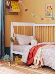 Secret Linen Store Mustard Spot Little Quinn 100% Cotton Baby Quilted Throw - Image 3 of 3