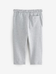 Grey/Navy 100% Cotton Lightweight Jersey Joggers (3mths-7yrs) - Image 5 of 7