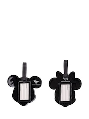 Peers Hardy Black Disney Mickey and Minnie Mouse Luggage Tag Set 2 Piece - Image 3 of 4