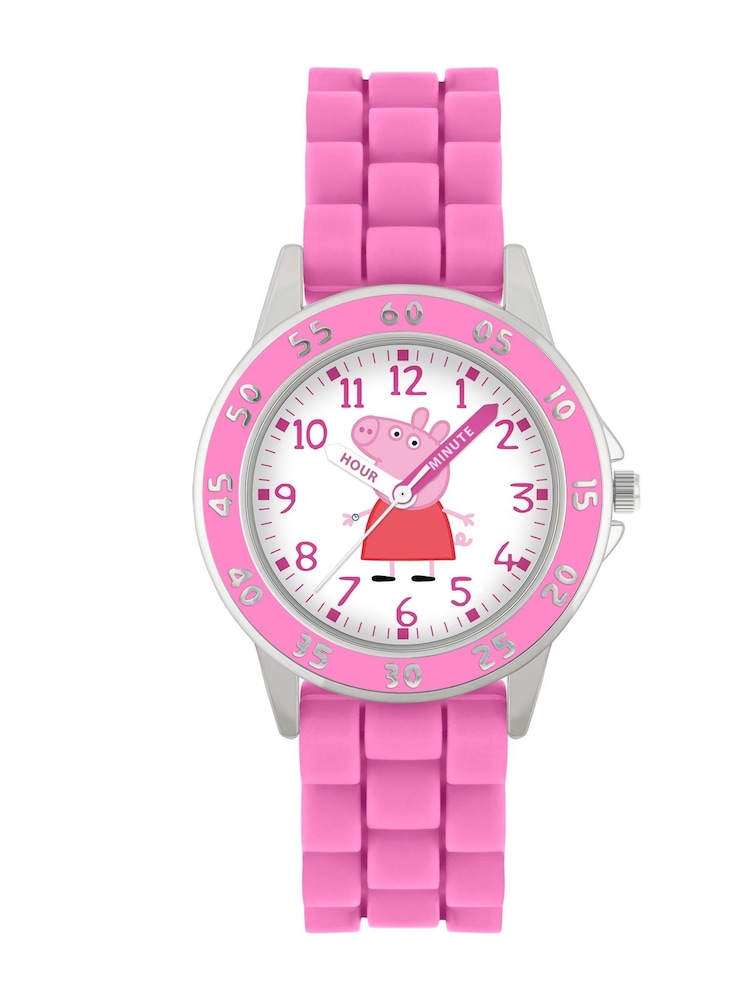 Peers Hardy Pink Peppa Pig Time Teacher Watch - Image 1 of 3