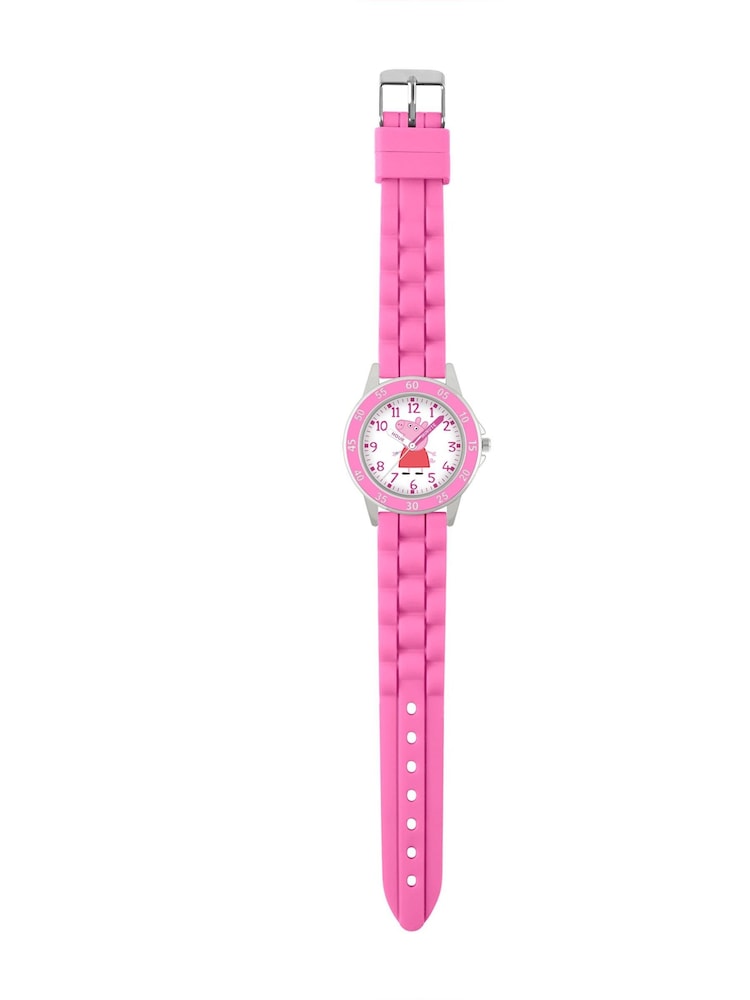 Peers Hardy Pink Peppa Pig Time Teacher Watch - Image 2 of 3
