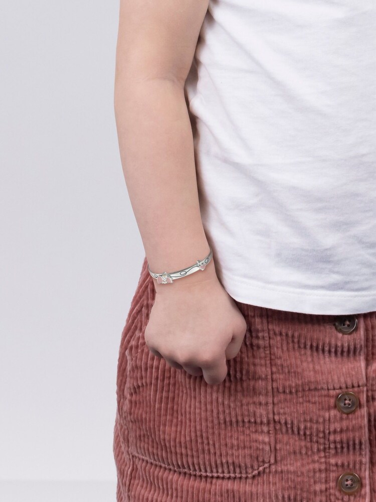 Peers Hardy Silver Tone Dumbo Bangle - Image 2 of 4