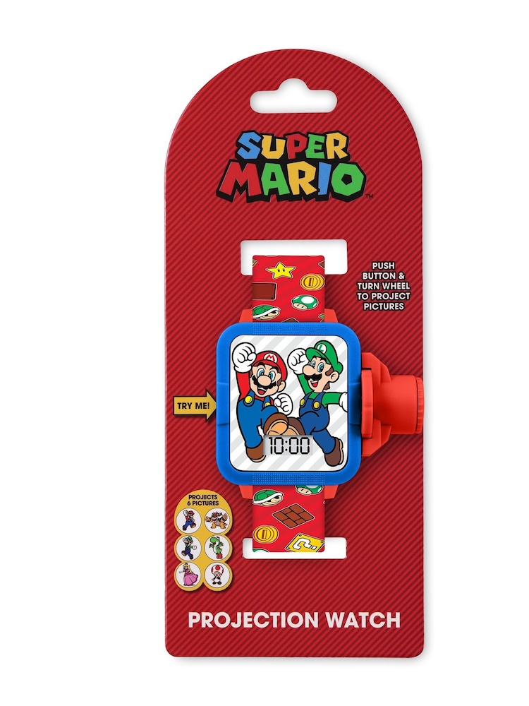 Peers Hardy Red Mario Strap Projection Watch - Image 4 of 4