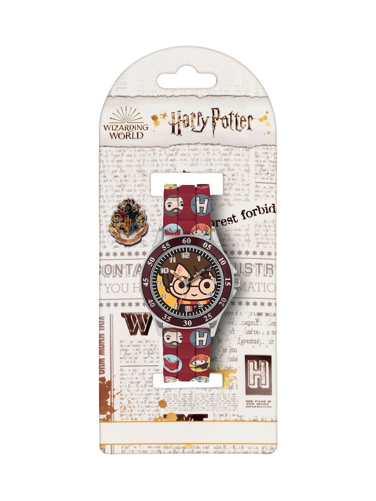 Peers Hardy Red Harry Potter Printed Time Teacher Watch - Image 3 of 3