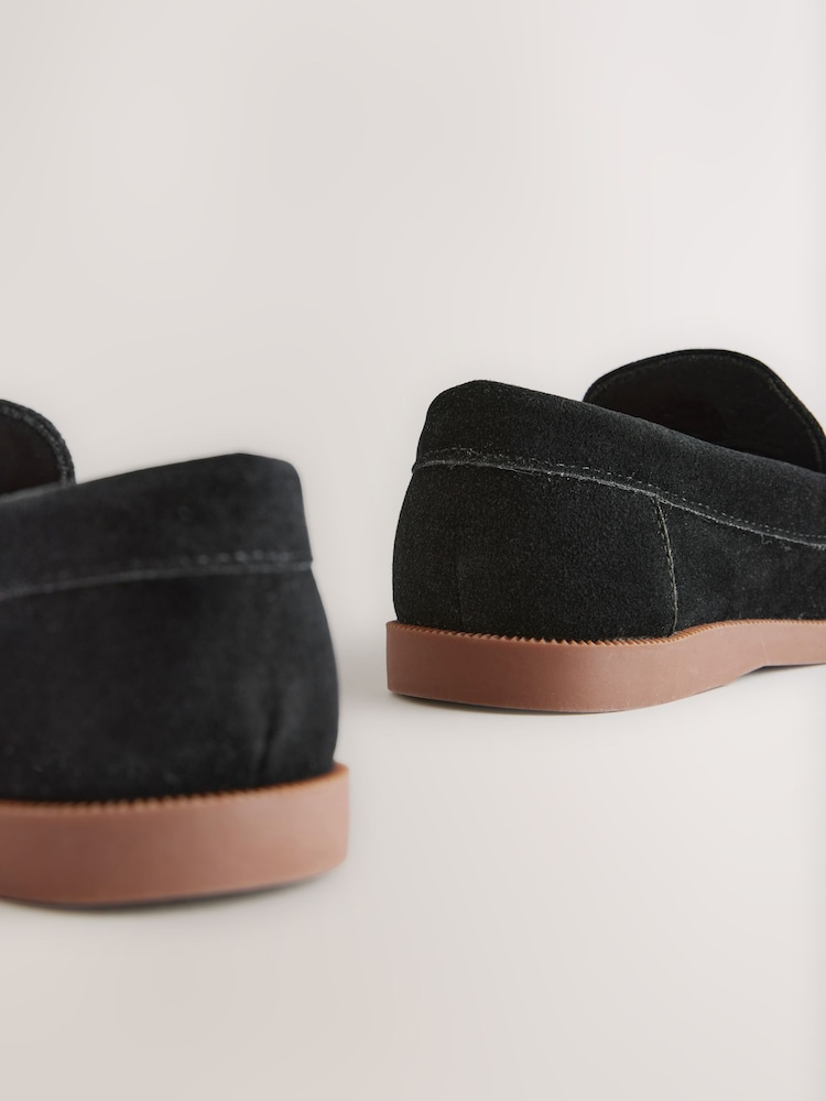 Black Standard Fit (F) Loafers - Image 5 of 6