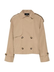 VERO MODA Natural Short Trench Coat - Image 6 of 7