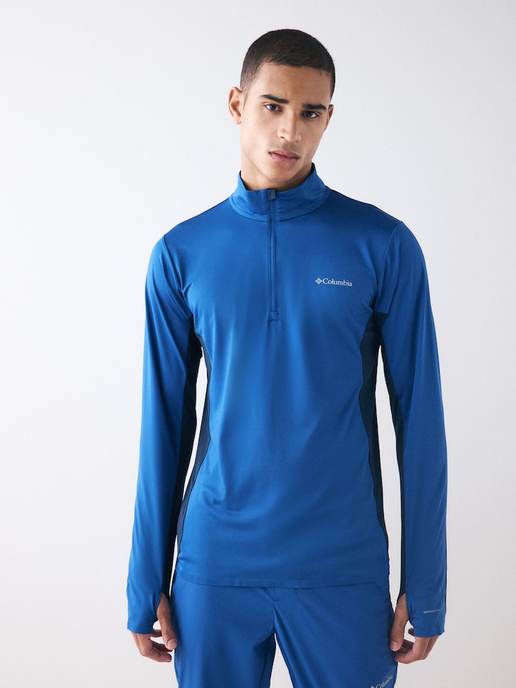 Columbia Three Pitch™ Half Zip Black Sweatshirt - Image 1 of 7 Columbia Three Pitch™ Half Zip Black Sweatshirt - Image 1 of 7