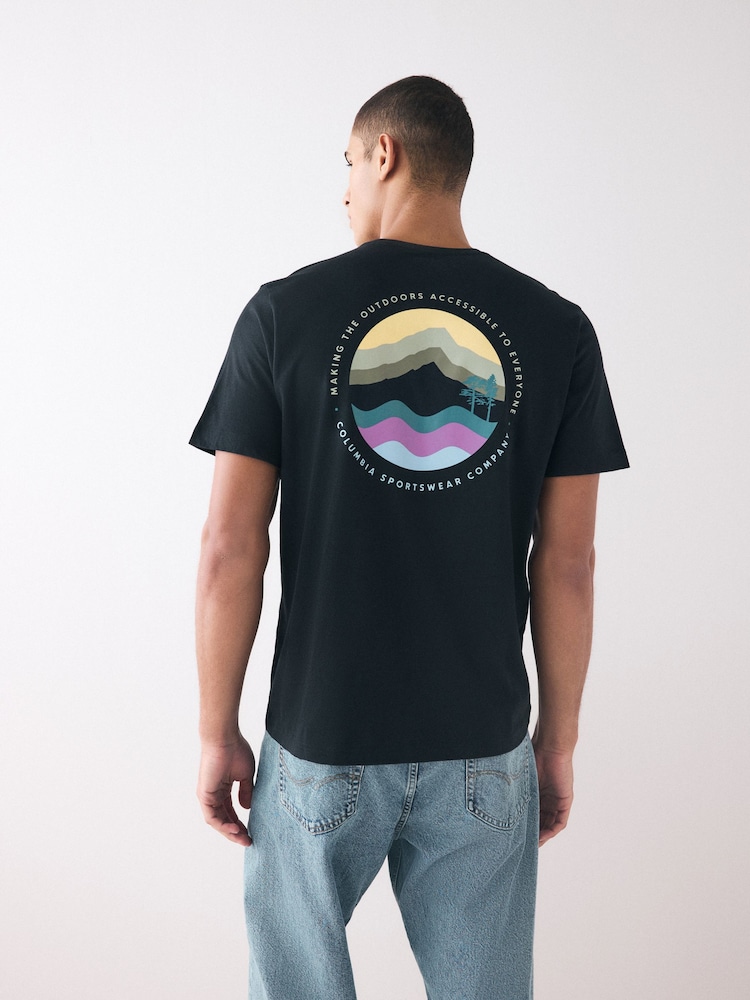 Columbia Kettle River™ Outdoor 100% Cotton Black T-Shirt - Image 1 of 7
