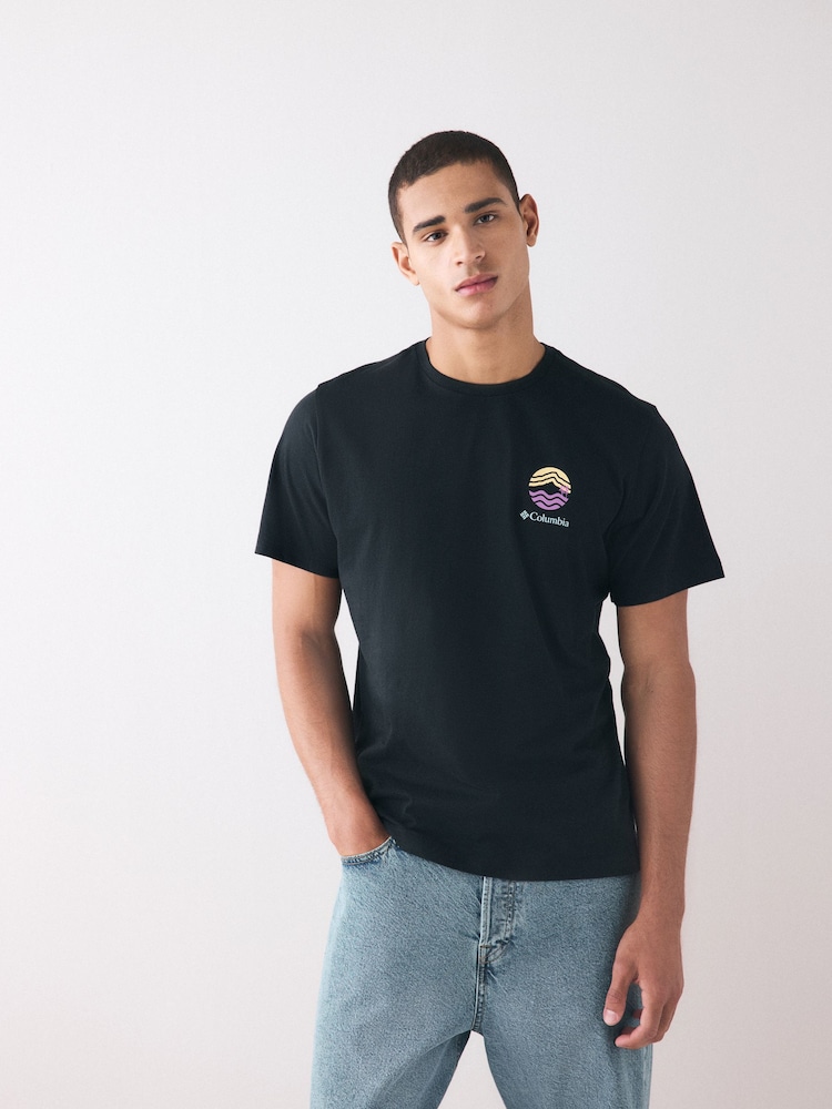 Columbia Kettle River™ Outdoor 100% Cotton Black T-Shirt - Image 3 of 7