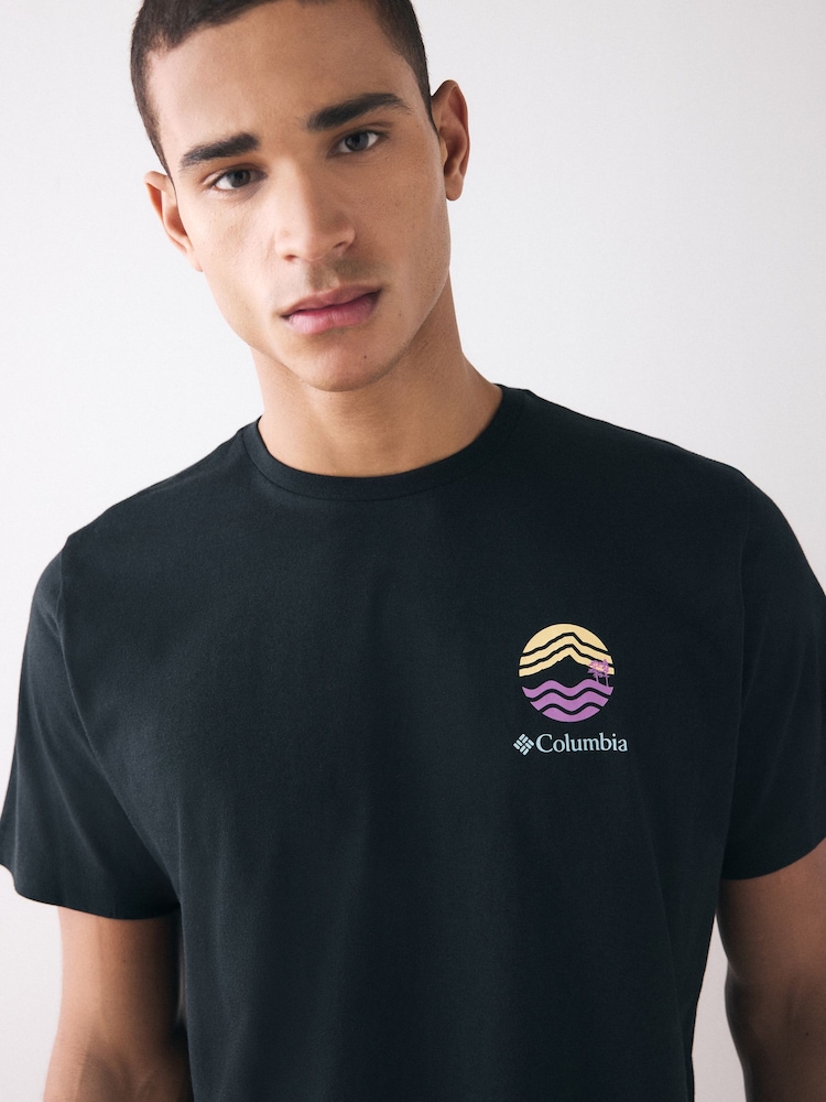 Columbia Kettle River™ Outdoor 100% Cotton Black T-Shirt - Image 4 of 7