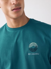أخضر - تيشيرت Columbia Kettle River™‎ للارتداء في الأماكن الخارجية 100% من القطن الأسود - صورة 5 من 7