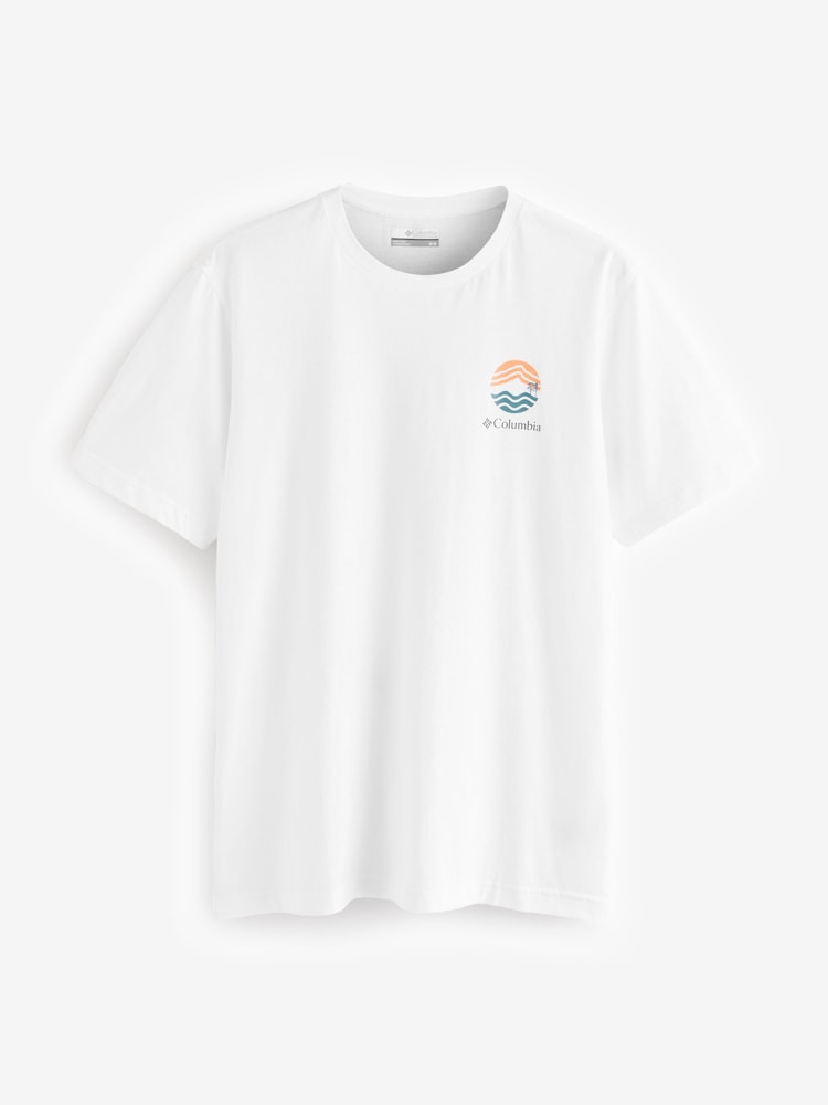 Columbia 100% Cotton Kettle River™ Outdoor White T-Shirt - Image 1 of 2