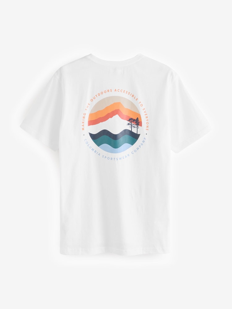 Columbia 100% Cotton Kettle River™ Outdoor White T-Shirt - Image 2 of 2