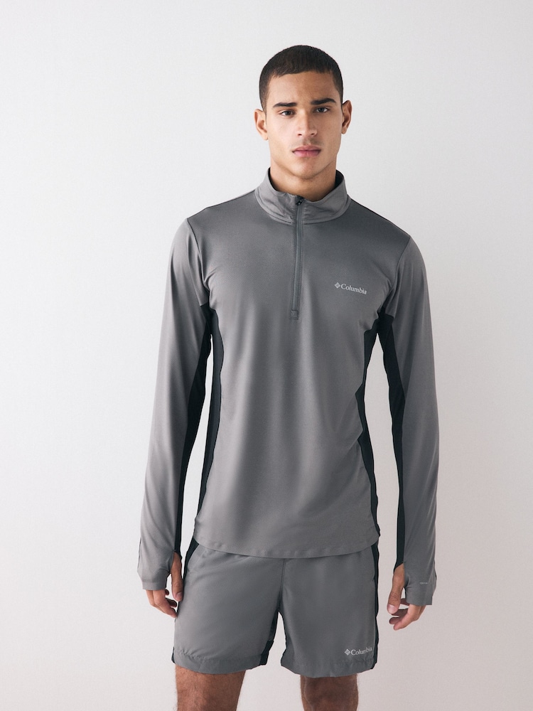 Columbia Three Pitch™ Half Zip Black Sweatshirt - Image 1 of 7