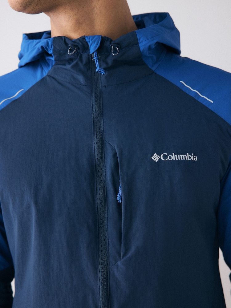 Columbia Blue Spire Valley™ Hooded Windbreaker Jacket - Image 5 of 6
