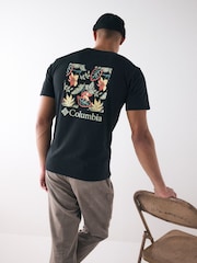 Columbia North Cascades™ Short Sleeve 100% Cotton Black T-Shirt - Image 1 of 6