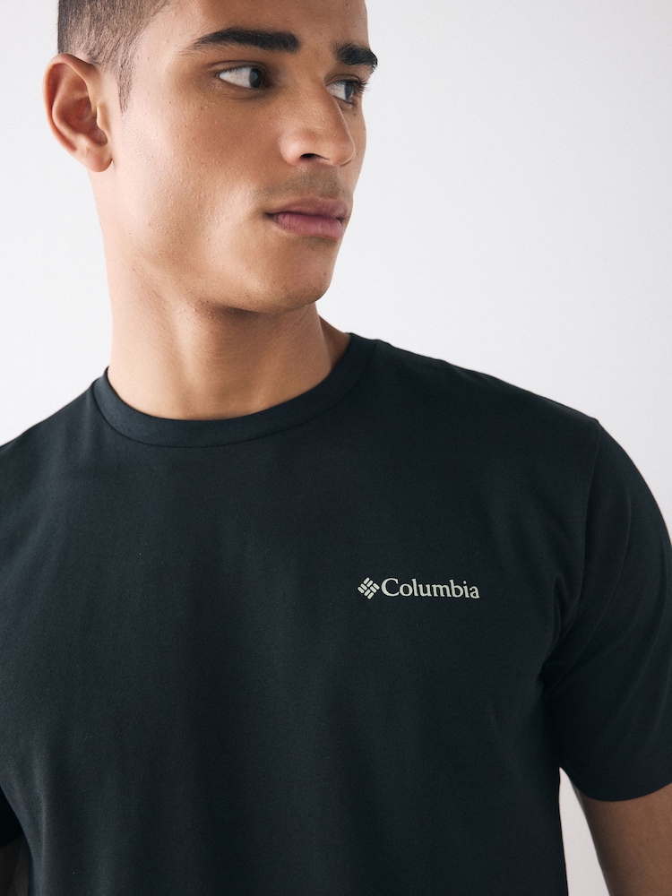 Columbia North Cascades™ Short Sleeve 100% Cotton Black T-Shirt - Image 5 of 6