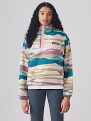 Columbia Green Helvetia™ II Printed Cropped Half Snap Fleece - Image 1 of 4