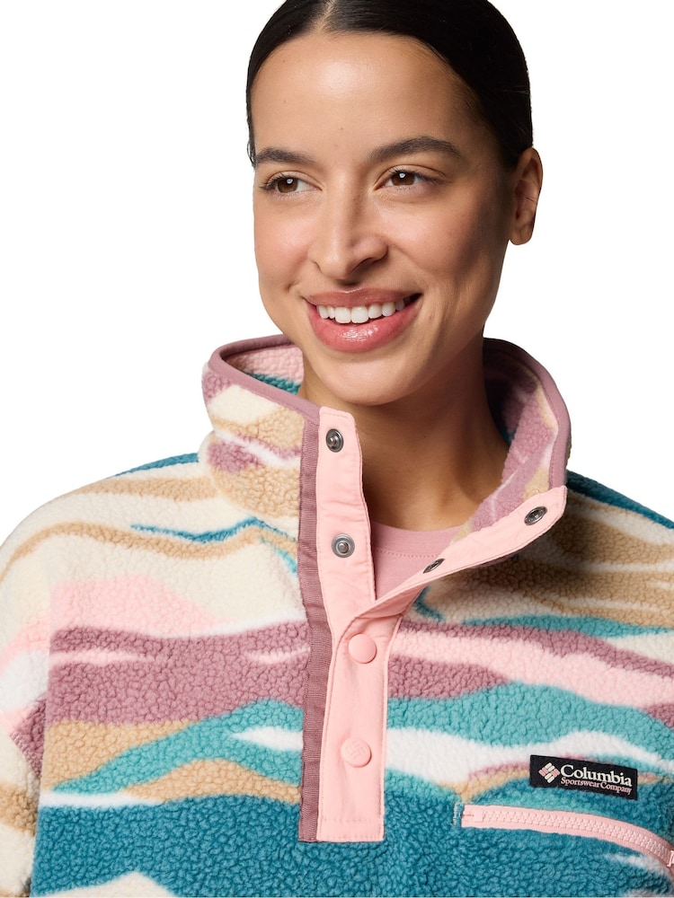 Columbia Green Helvetia™ II Printed Cropped Half Snap Fleece - Image 2 of 4