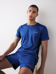 Columbia Blue Three Pitch™ Short Sleeve Crew T-Shirt - Bild 4 von 6