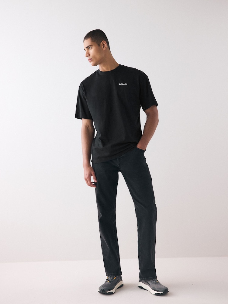 Черный - Columbia Butte™ Graphic Black T-Shirt - Image 2 of 7
