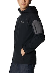 Columbia Tall Heights™ II Hooded Softshell Black Coat - Image 4 of 5