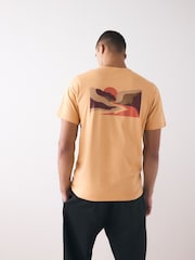 Желтый - Columbia Explorers Canyon™ Back Short Sleeve White T-Shirt - Image 3 of 9