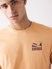 Желтый - Columbia Explorers Canyon™ Back Short Sleeve White T-Shirt - Image 5 of 9