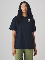 Negro - Columbia Oversized Rolling Bend Graphic T-Shirt - Imagen 4 de 5