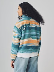 Columbia Green Helvetia™ II Printed Cropped Half Snap Fleece - Image 3 of 7