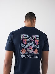 modra - Columbia North Cascades™ majica s kratkimi rokavi iz 100% bombaža črna - Slika 1 iz 7