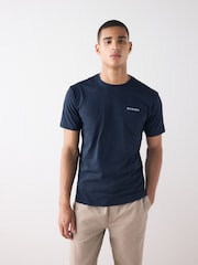 modra - Columbia North Cascades™ majica s kratkimi rokavi iz 100% bombaža črna - Slika 3 iz 7
