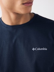 modra - Columbia North Cascades™ majica s kratkimi rokavi iz 100% bombaža črna - Slika 5 iz 7