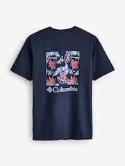 modra - Columbia North Cascades™ majica s kratkimi rokavi iz 100% bombaža črna - Slika 7 iz 7