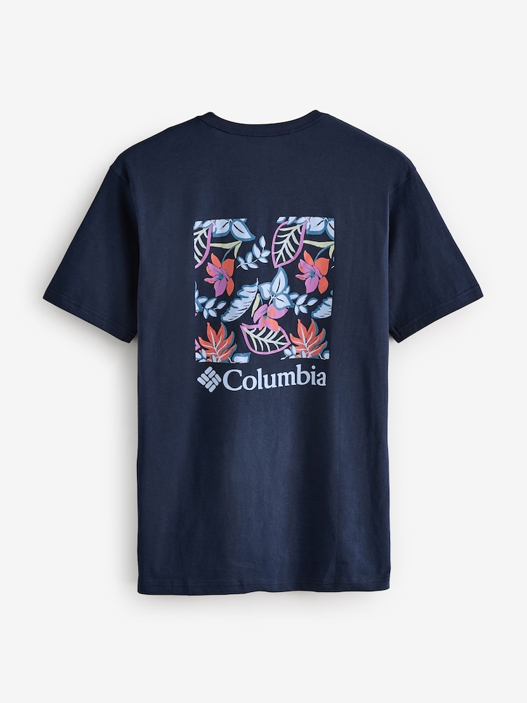 modra - Columbia North Cascades™ majica s kratkimi rokavi iz 100% bombaža črna - Slika 7 iz 7