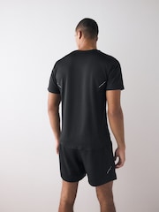 Columbia Three Pitch™ Short Sleeve Crew Black T-Shirt - Image 3 of 5