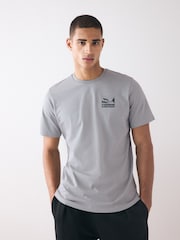 Серый - Columbia Explorers Canyon™ Back Short Sleeve White T-Shirt - Image 3 of 6
