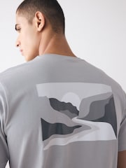 Серый - Columbia Explorers Canyon™ Back Short Sleeve White T-Shirt - Image 5 of 6