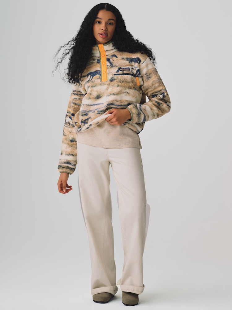 Columbia Green Helvetia™ II Printed Cropped Half Snap Fleece - Image 2 of 7
