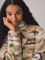 Columbia Green Helvetia™ II Printed Cropped Half Snap Fleece - Image 6 of 7