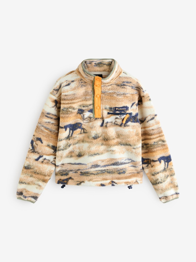Columbia Green Helvetia™ II Printed Cropped Half Snap Fleece - Image 7 of 7