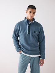 Синий - Columbia Mens Helvetia II Half Snap Fleece - Image 4 of 5