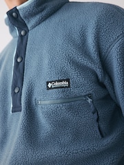 Синий - Columbia Mens Helvetia II Half Snap Fleece - Image 5 of 5