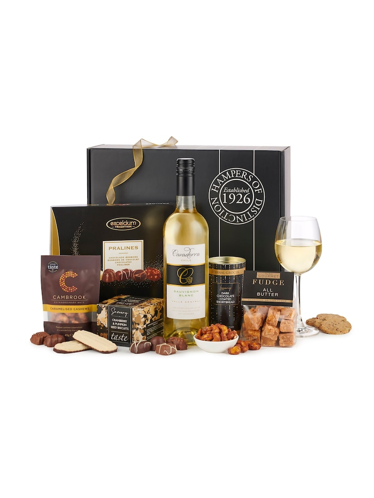 Spicers of Hythe The Celebration Hamper with White Wine - Image 1 of 1