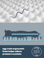 Silentnight Grey Crate Mattress Pet Bed - Image 4 of 9