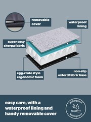 Silentnight Grey Crate Mattress Pet Bed - Image 5 of 9